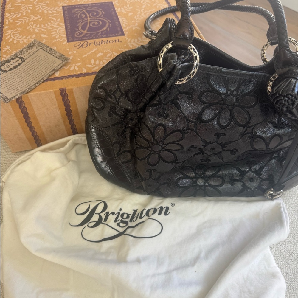 Brighton Elegant Black Valencia Bag